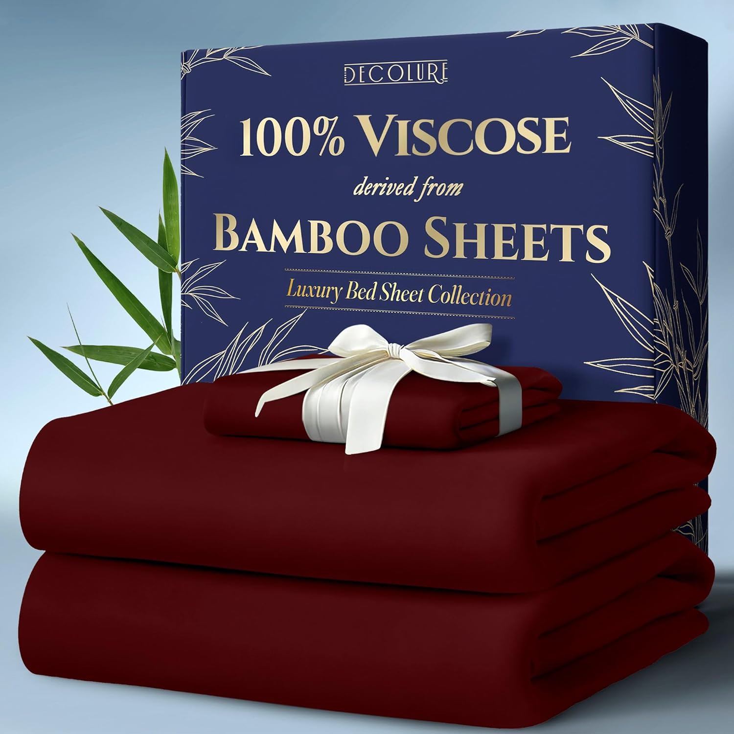 Viscose Derived from Bamboo Sheets Twin Size - Ultra Soft Comfort
