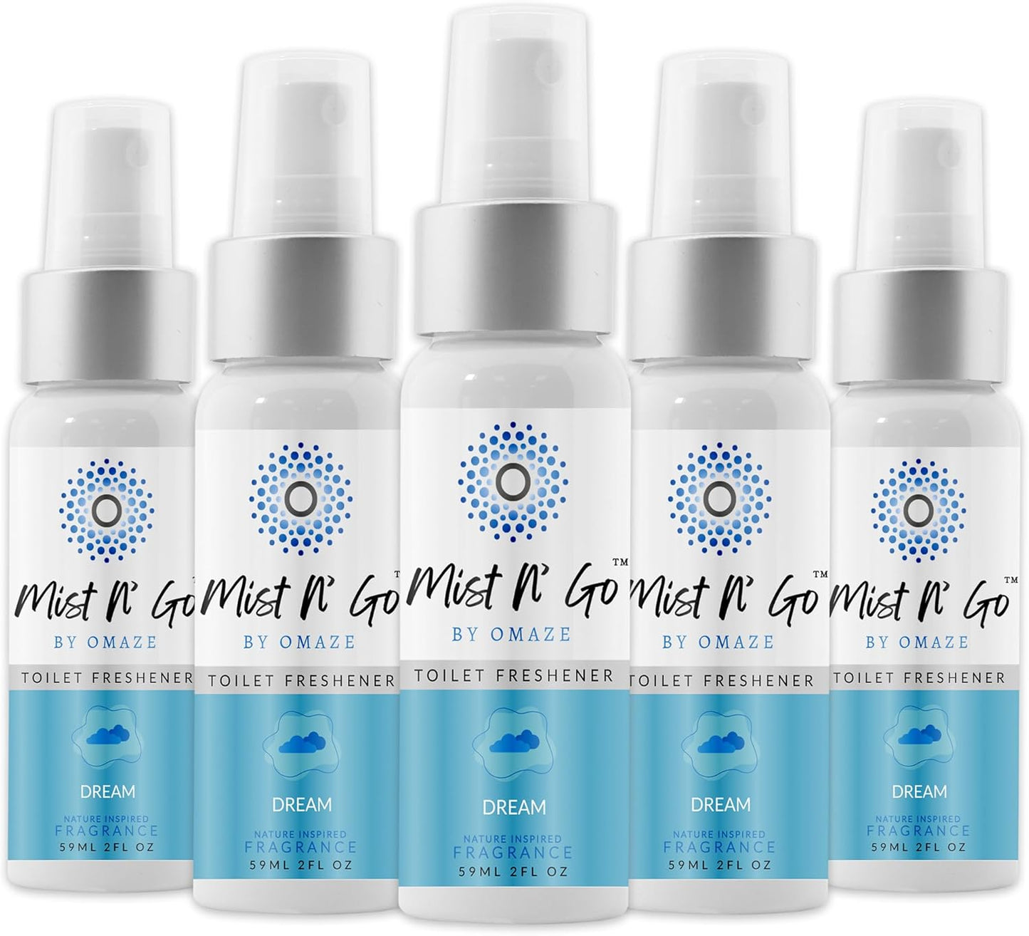 Mist N Go Travel Bathroom Spray for Odor Elimination Anywhere