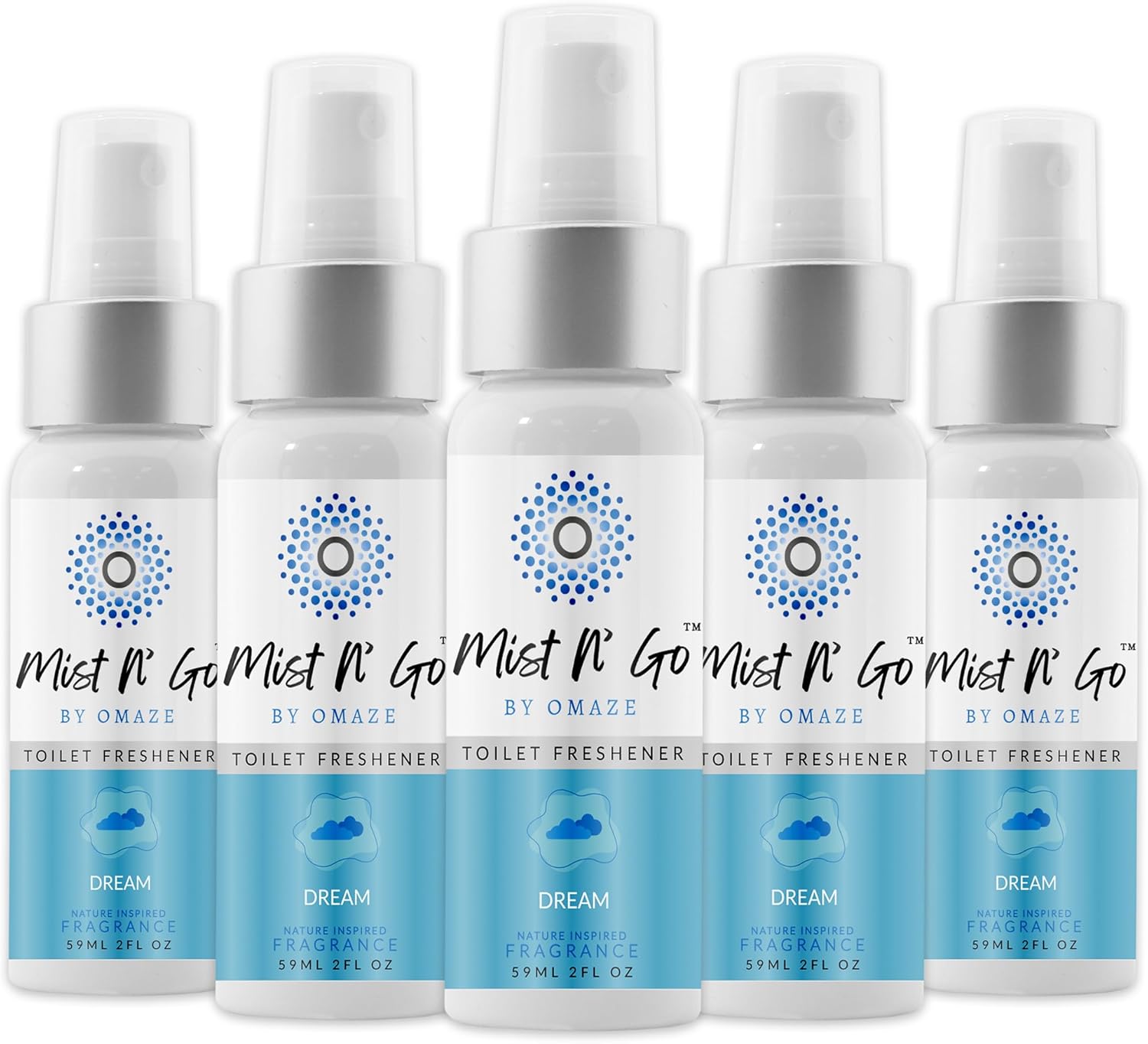 Mist N Go Travel Bathroom Spray for Odor Elimination Anywhere