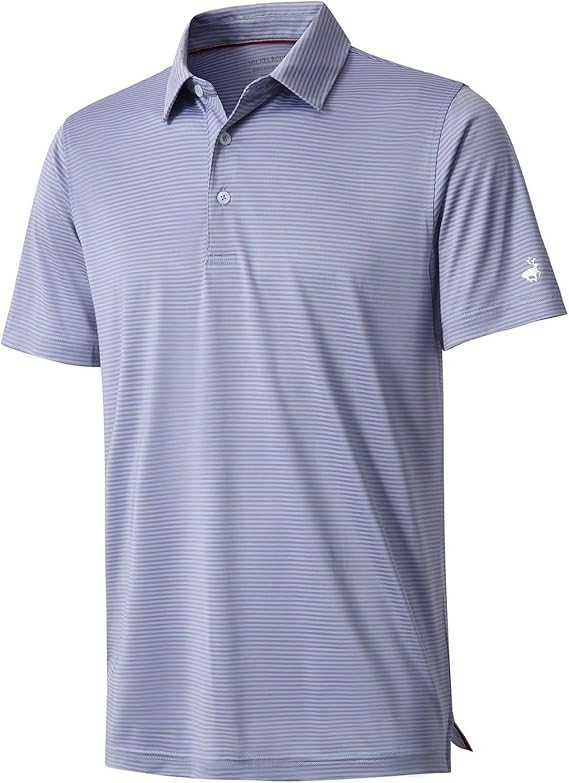 Mens Golf Shirt Moisture Wicking Dry Fit Performance Polo
