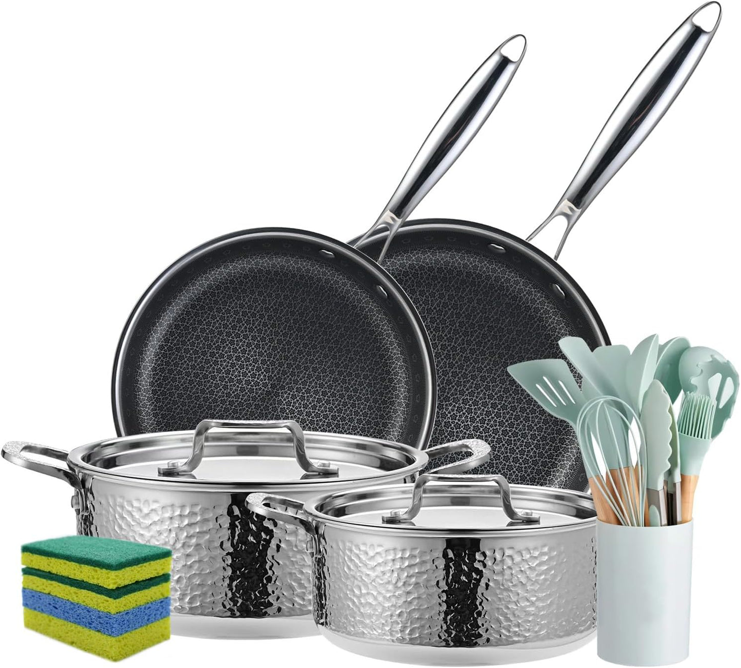 Vivicreate 20 Piece Stainless Steel Cookware Set for Every Kitchen