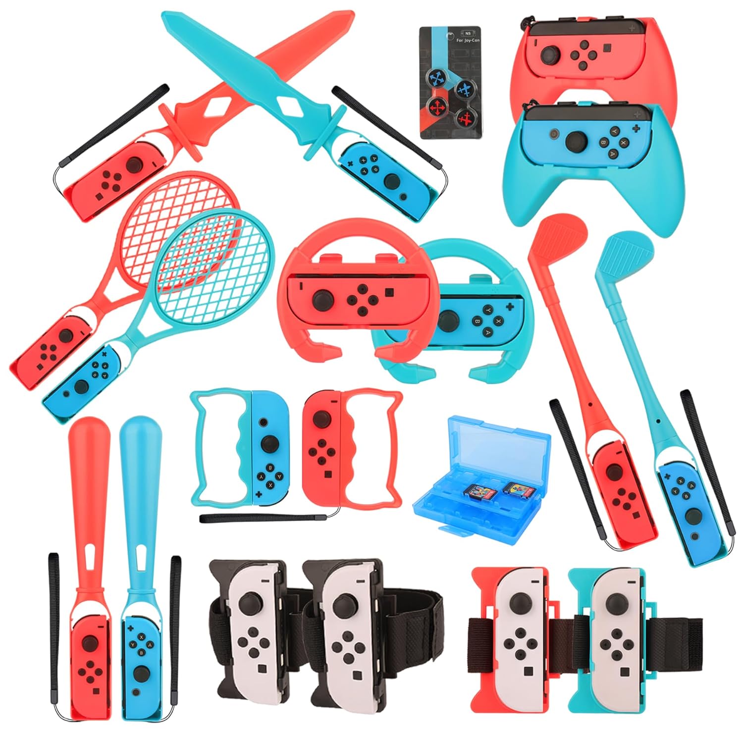 Ultimate Sports Accessories Bundle for Nintendo Switch - 23 in 1 Kit
