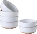 Set of 6 Hasense Stoneware Soup Bowls - Microwave & Dishwasher Safe