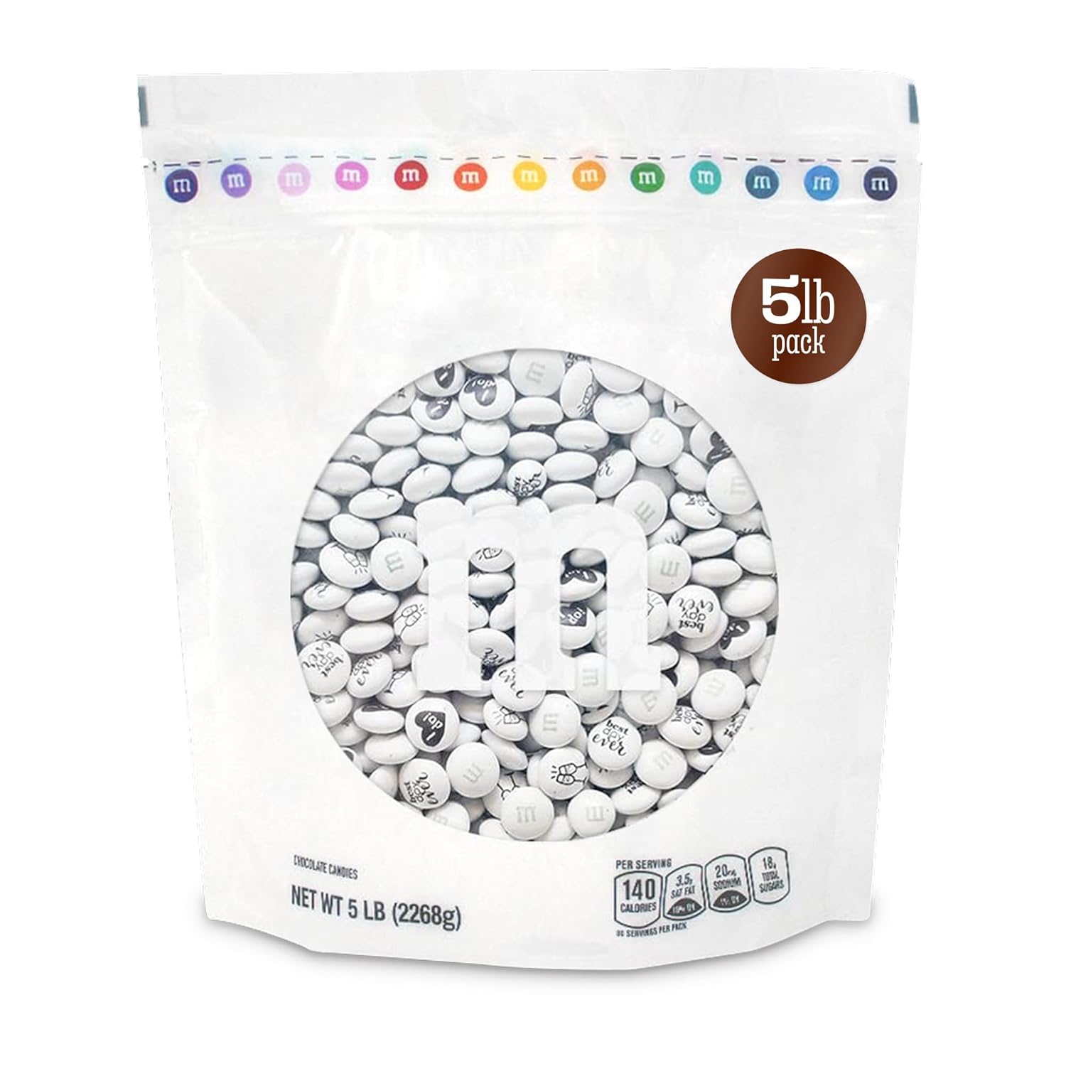 M&MS WORLD Wedding Themed Milk Chocolate Candy for Celebrations