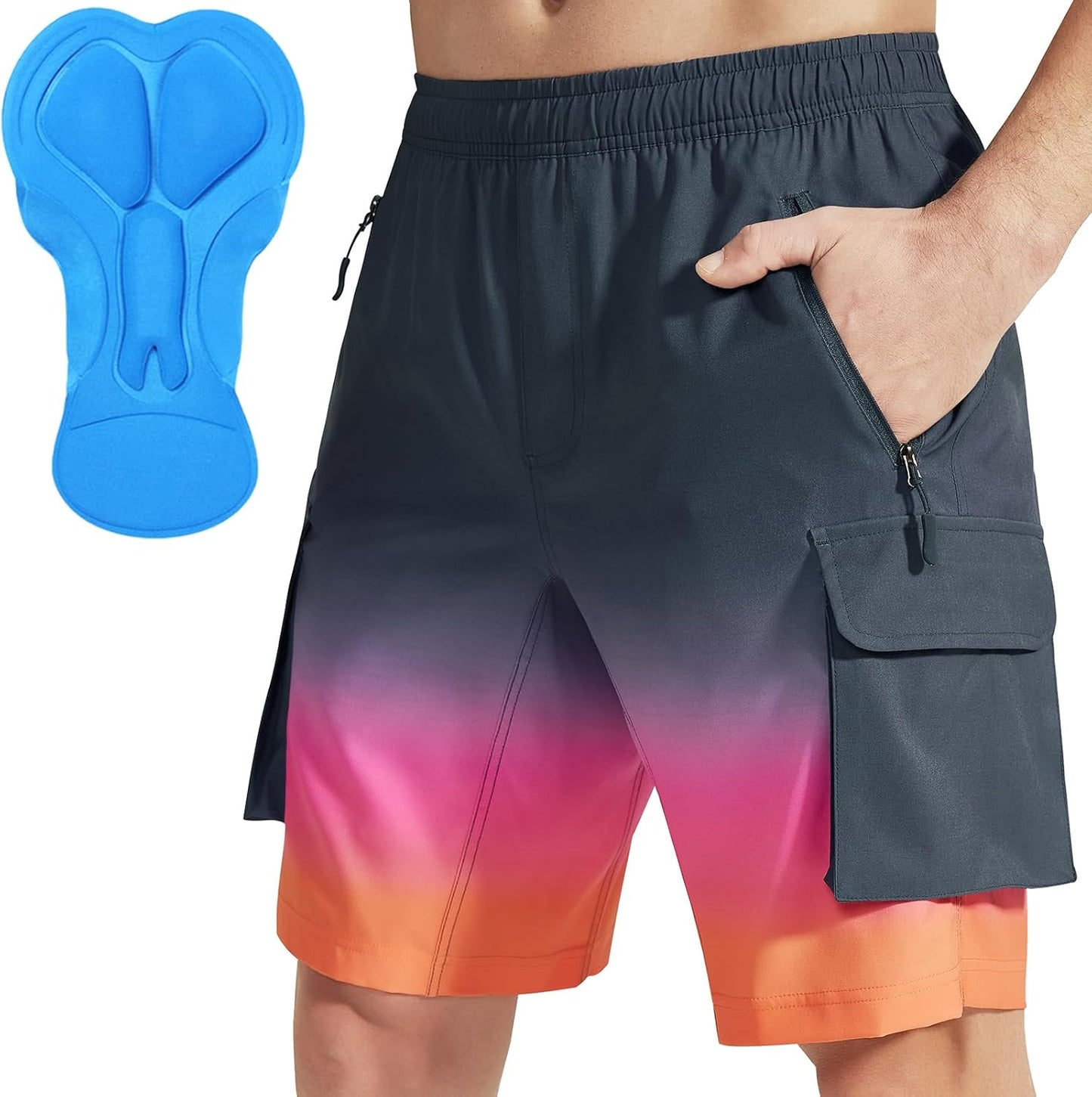 Men's Mountain Bike Shorts with 3D Padding for Ultimate Comfort