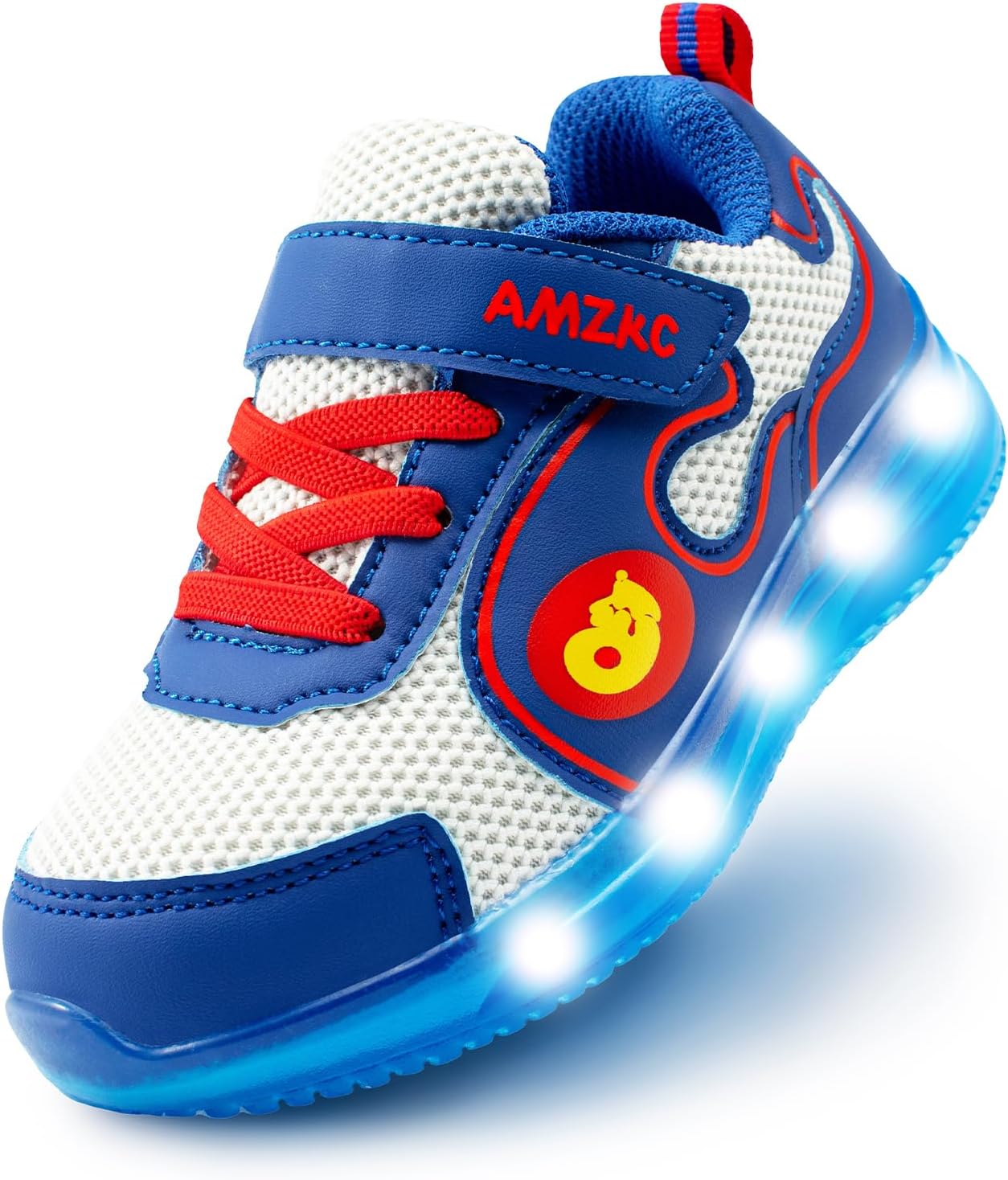 ZKA Toddler Light Up Shoes for Girls Boys Size 5 to 13 Sport