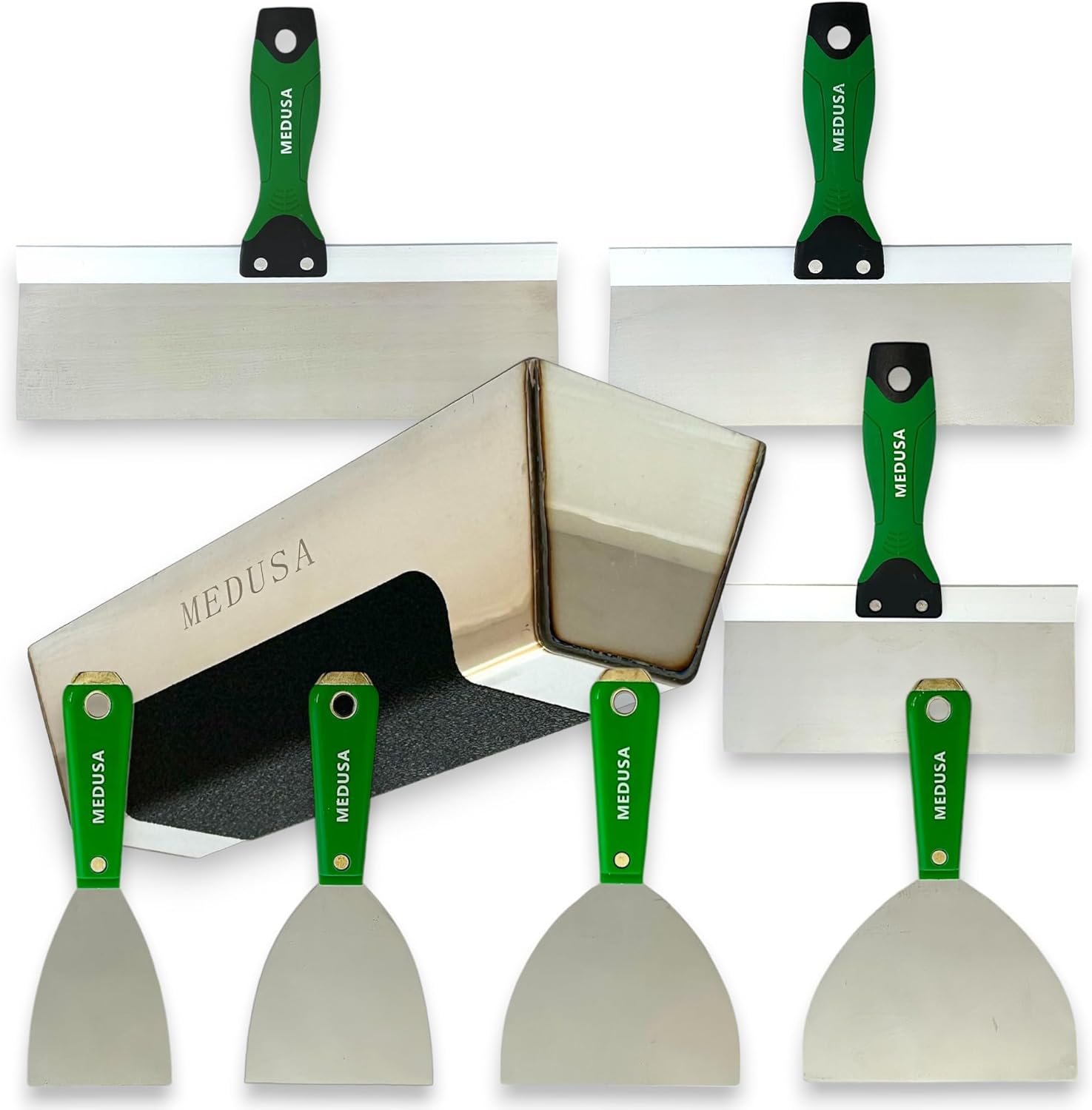 Medusa's Flexible Stainless Steel Drywall Taping Knife Set