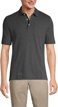 Men's Short Sleeve Supima Cotton Polo with Pocket - Soft, Durable Fit