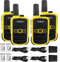 Radtel RT12 Rechargeable Walkie Talkies 4 Pack - Long Range FRS