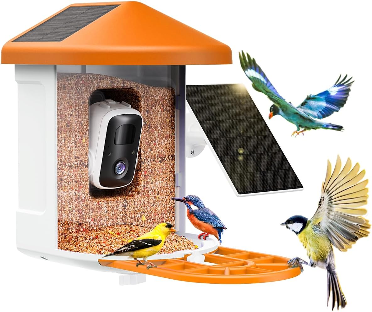 Smart Bird Feeder with Camera for Bird Watching and Education