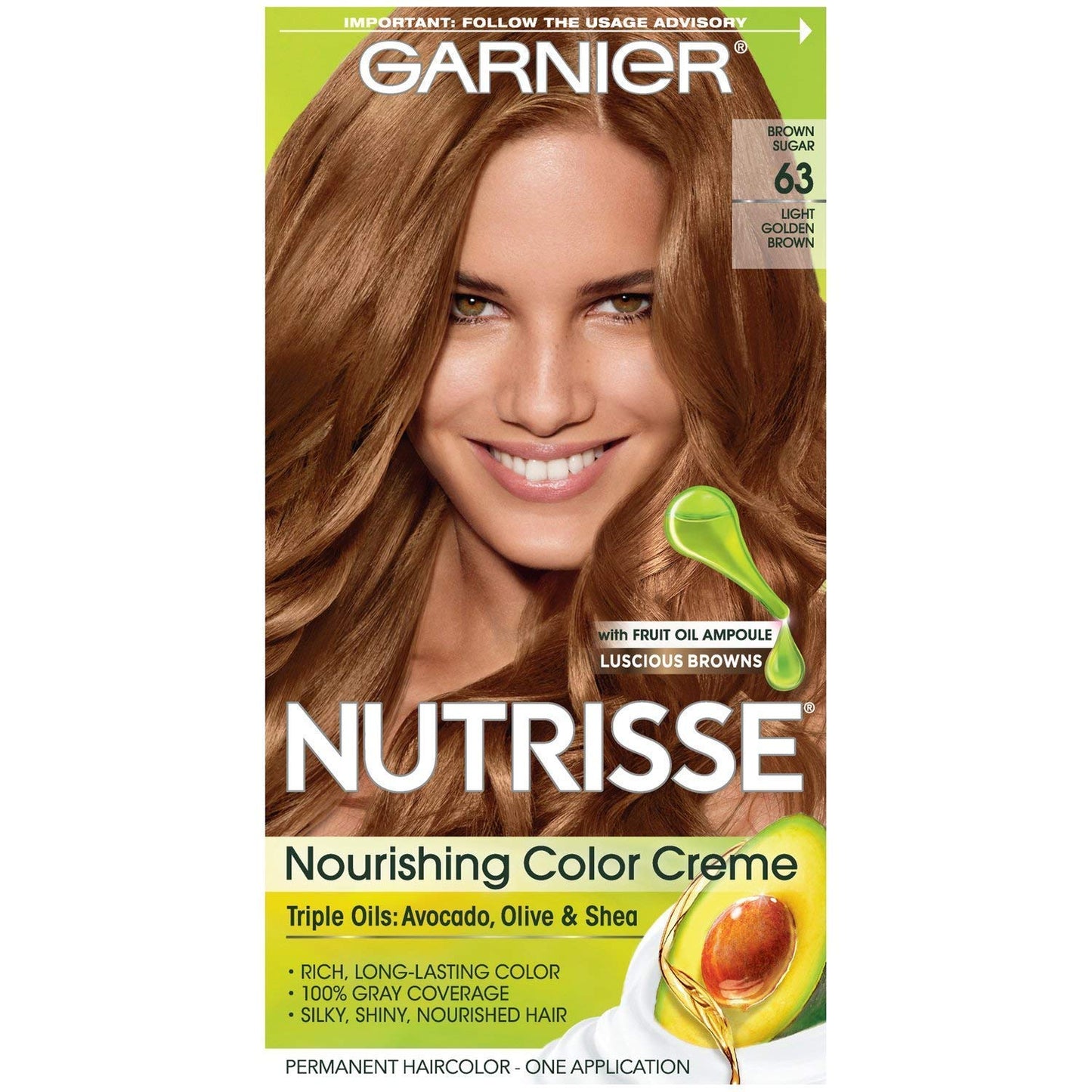 Garnier Nutrisse Nourishing Color Creme Light Golden Brown Review