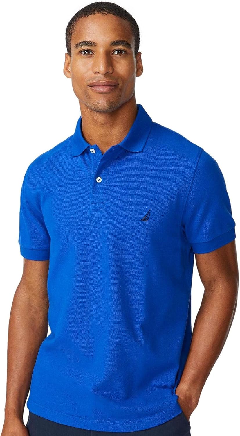 Nautica Mens Classic Fit Short Sleeve Solid Cotton Polo Shirt Review