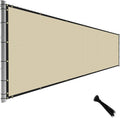 TANG Fence Privacy Screen Beige 8 ft x 36 ft - Heavy Duty Privacy