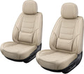 Leather Front Car Seat Covers Breathable Waterproof Seat Protectors