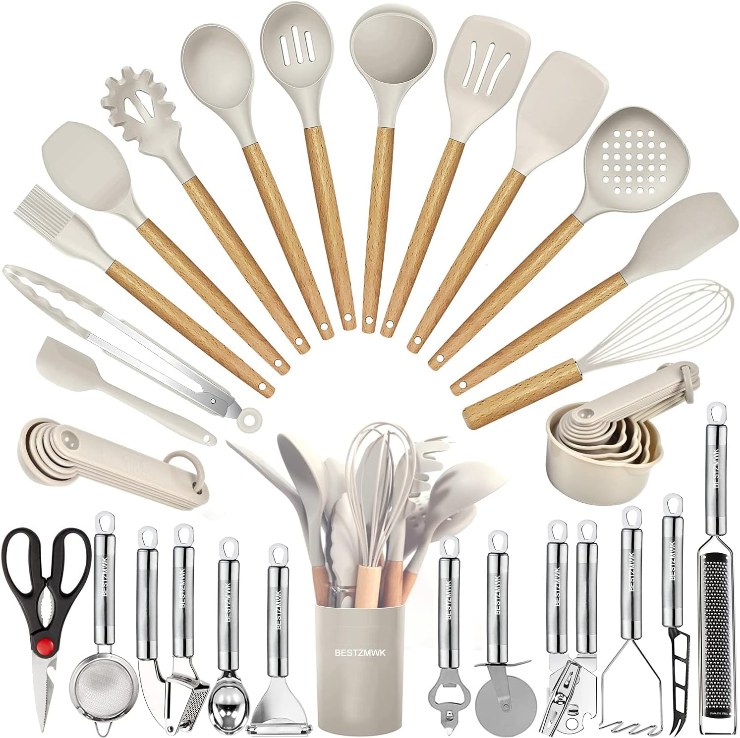 35 PCs Kitchen Utensils Set for Nonstick Cookware - Best Quality