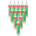 Masonry and Concrete Acrylic Sealant, Gray 10.1 oz - Pack of 12