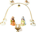 Patience Brewster Nativity Cherub Angels Arch Set - Handpainted