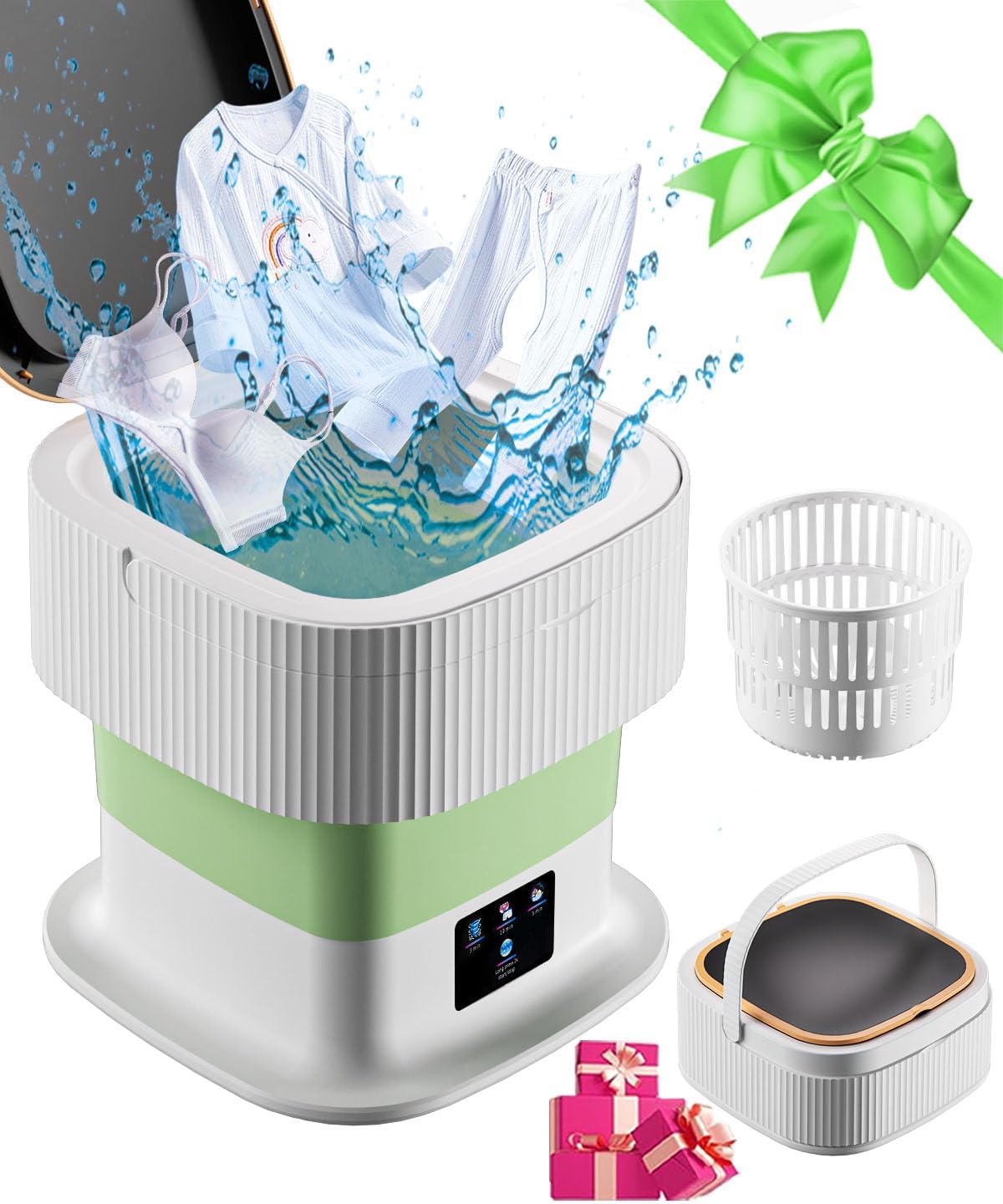 Portable 60W Mini Washer - 3 Cleaning Modes