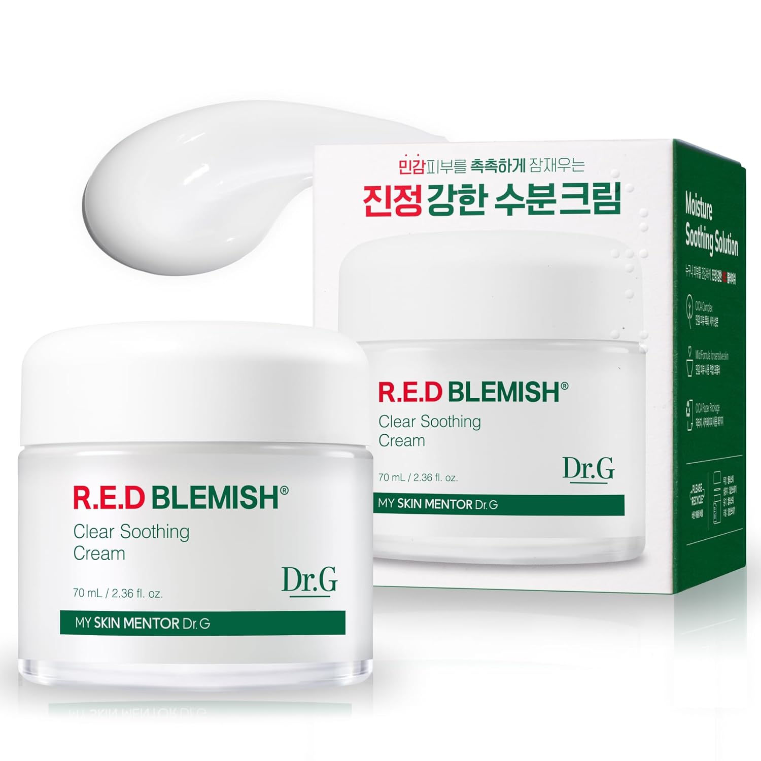 Dr.G Red Blemish Clear Soothing Cream for Acne-Prone Skin