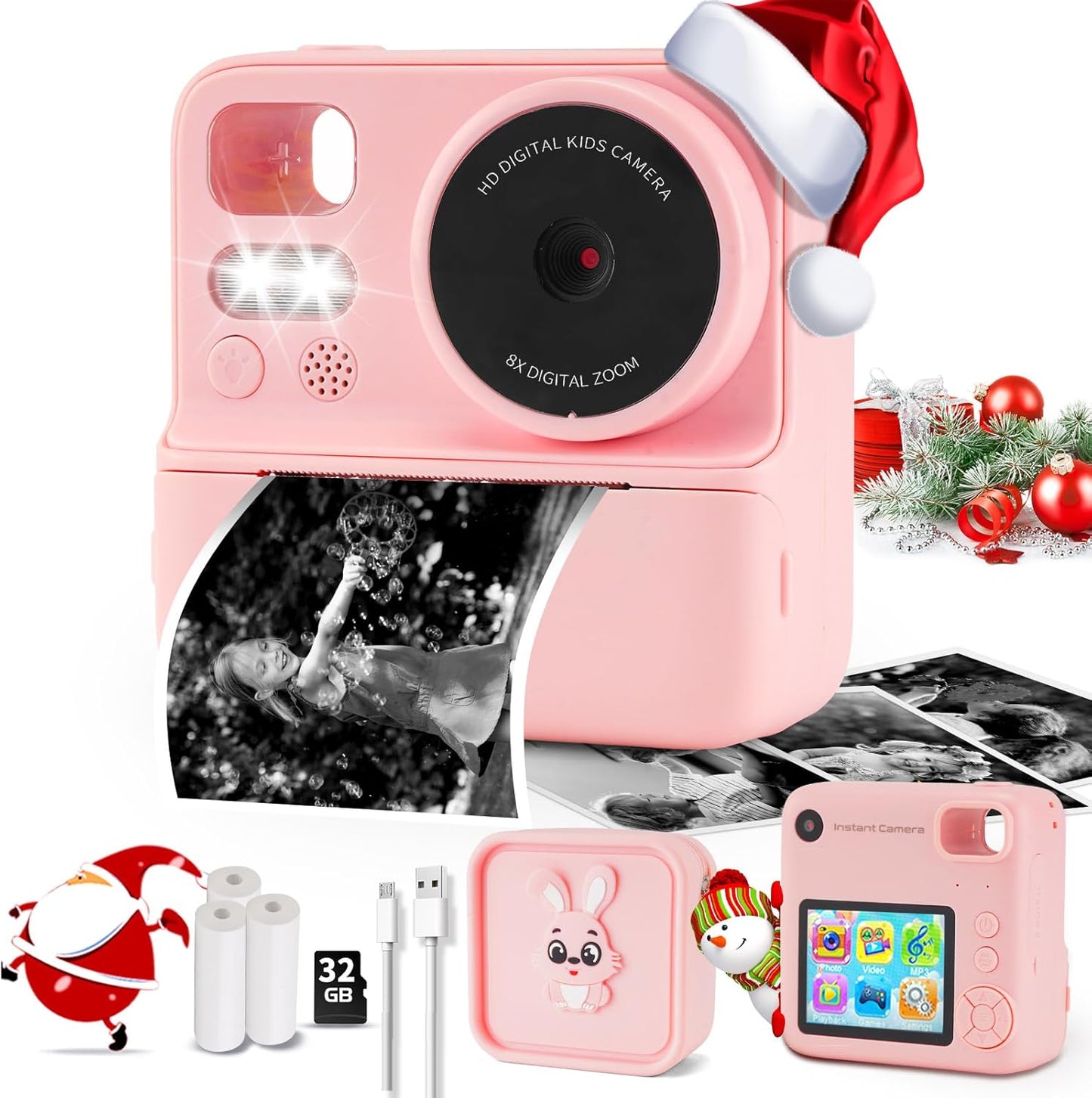 Instant Print Kids Camera - Creative Fun for Kids 3-12 