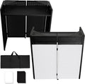 DJ Booth Table Station with Storage Panels for Events and Shows