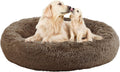 Nisrada Dog Bed for Medium Large Dogs 36 in - Calming Donut Bed