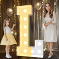 Pooqla 4 FT Marquee Light Up Letter L - Giant LED Mosaic Sign