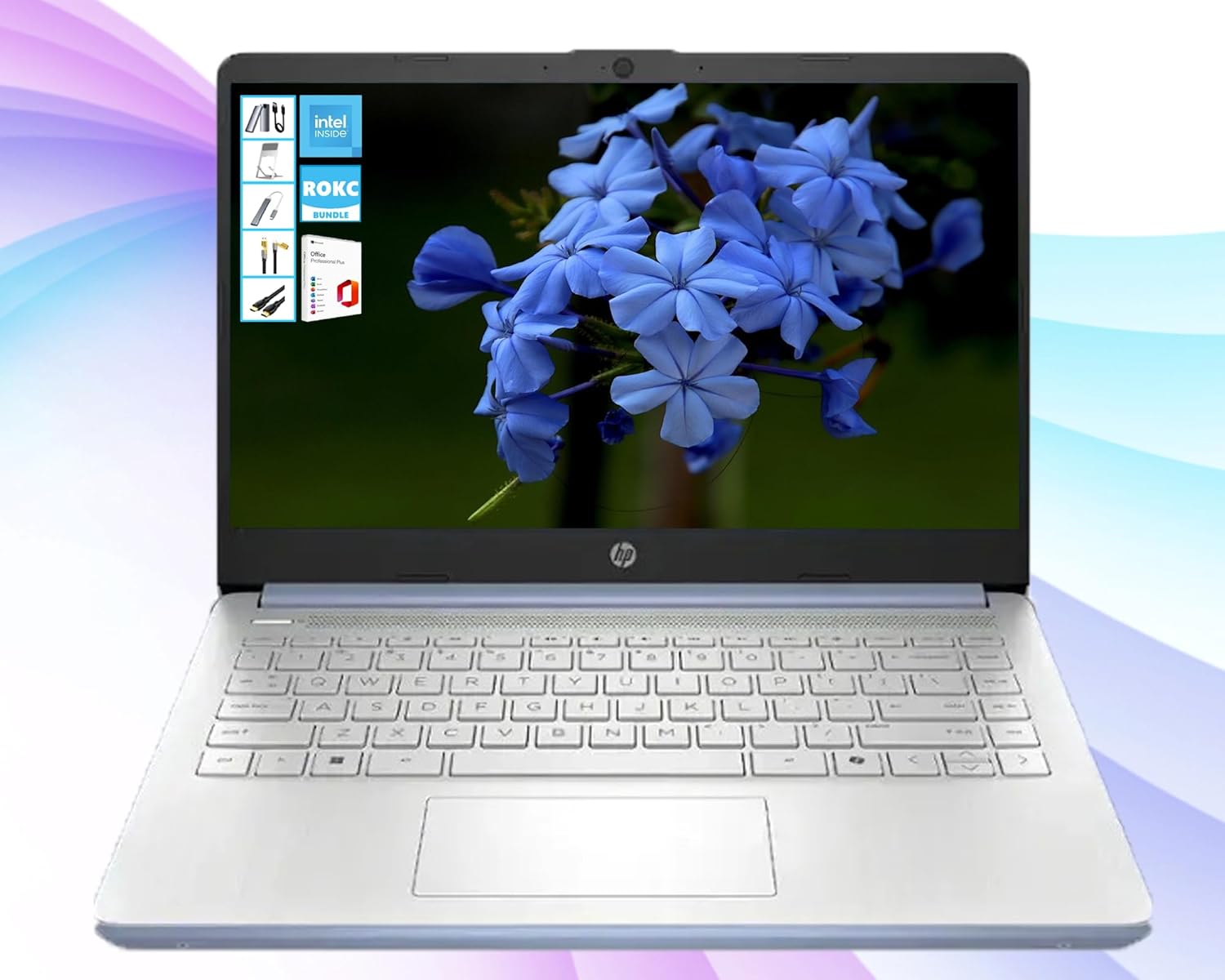 HP AI-Powered 14 HD Laptop with 16GB RAM and 1TB Cloud Storage