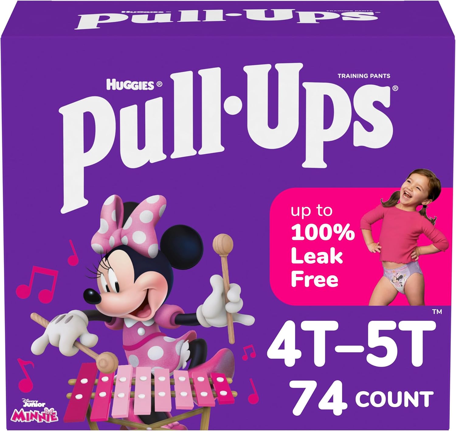 Pull-Ups Girls' Potty Training Pants for Easy Changes
