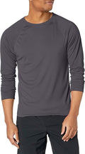 Kanu Surf Men's UPF 50+ Long Sleeve Rashguard Swim Shirt - Comfortable