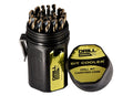 Killer Force 25pc Metric Drill Bit Set - Heavy Duty Jobber Length