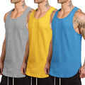Men's Quick Dry Workout Tank Top 3-Pack - Lightweight Gym Muscle Tee