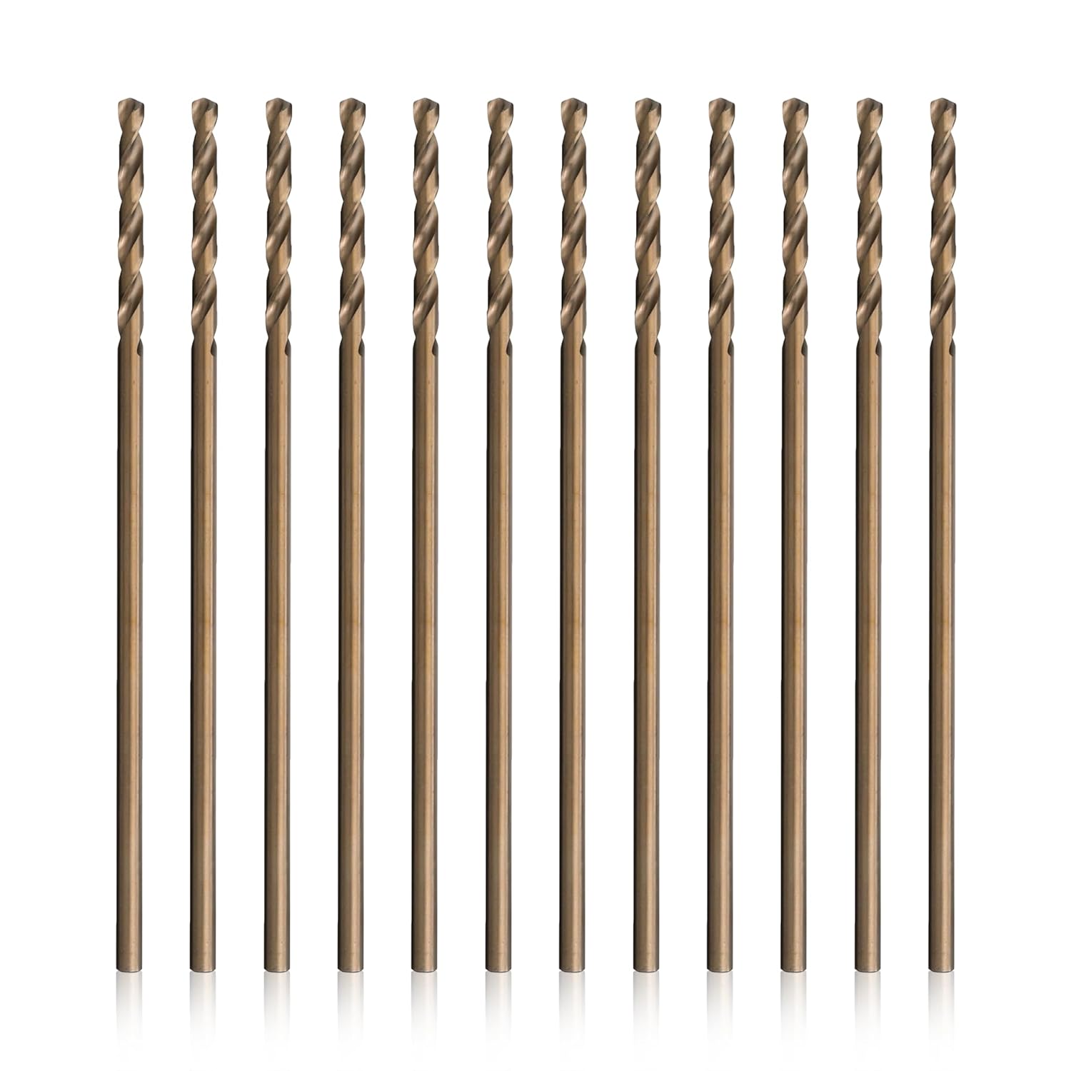 Drill America 1/8in x 6in Cobalt Aircraft Extension Drill Bit Pack