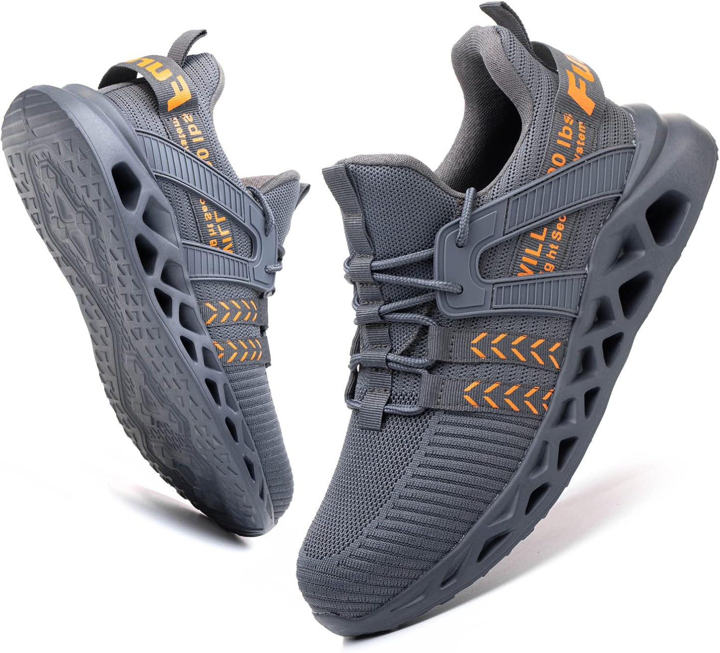 Furuian Steel Toe Sneakers for Men Women Lightweight Safety Shoes