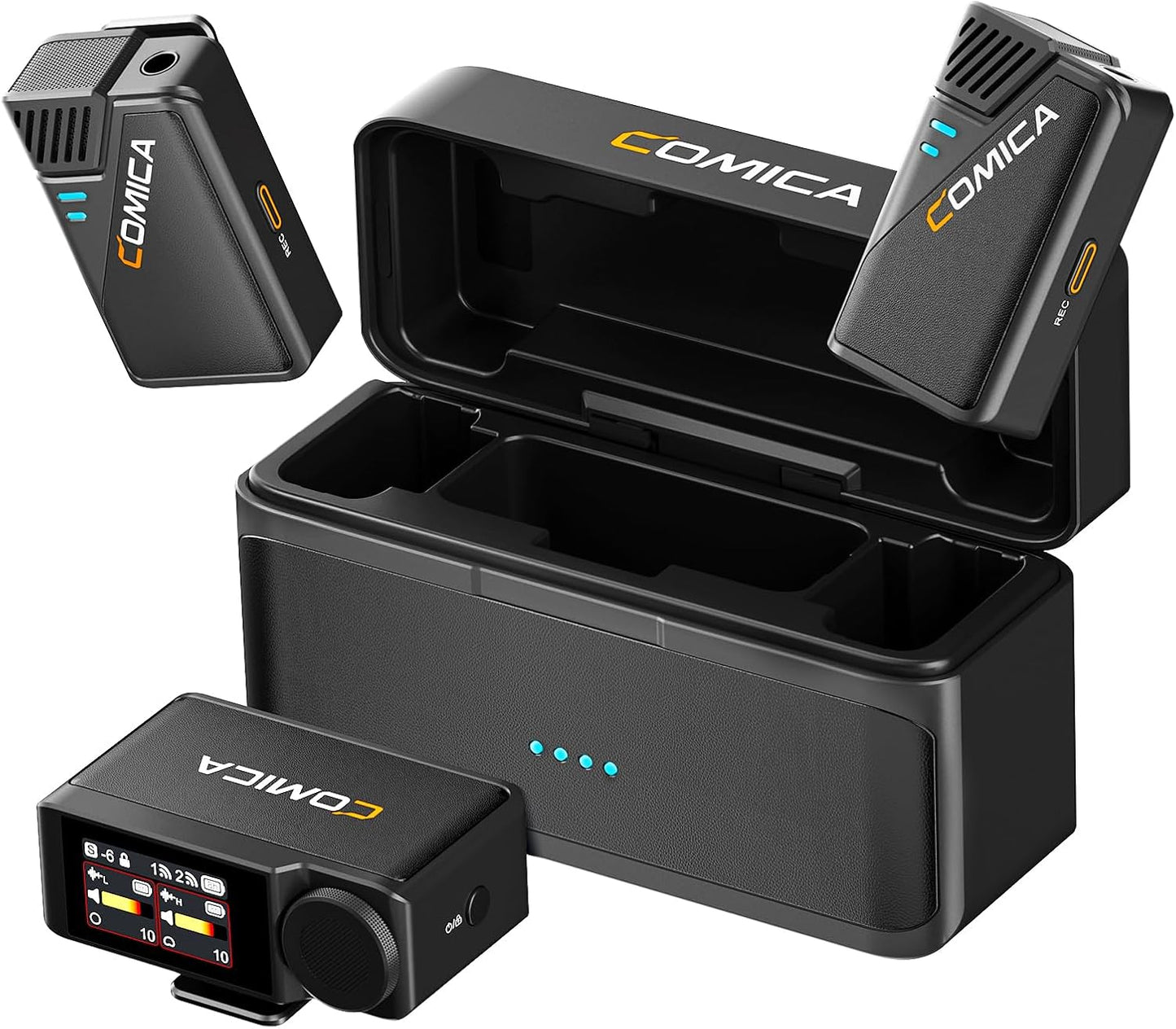 BooMax Wireless Lavalier Microphone System for Creators
