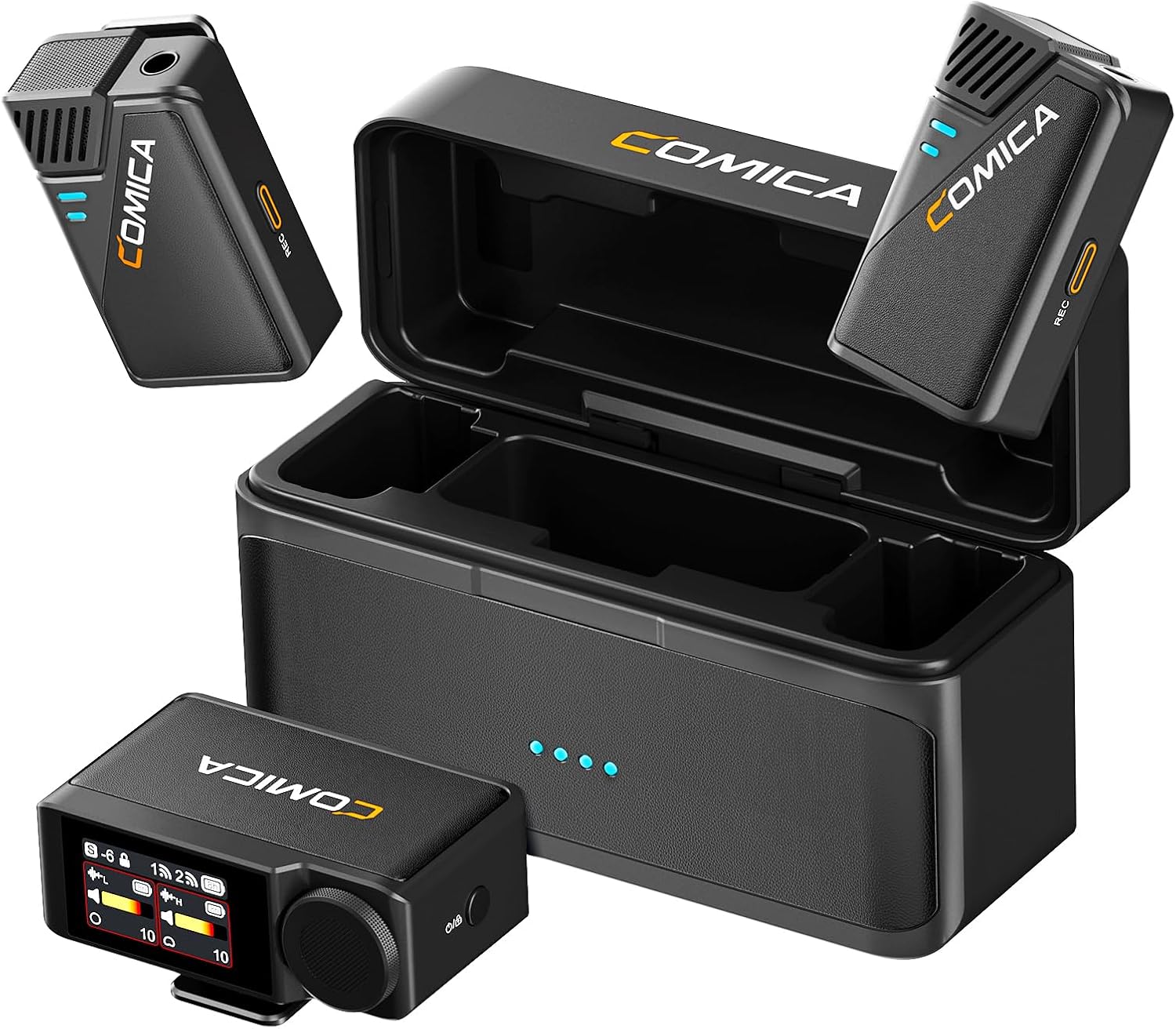 BooMax Wireless Lavalier Microphone System for Creators