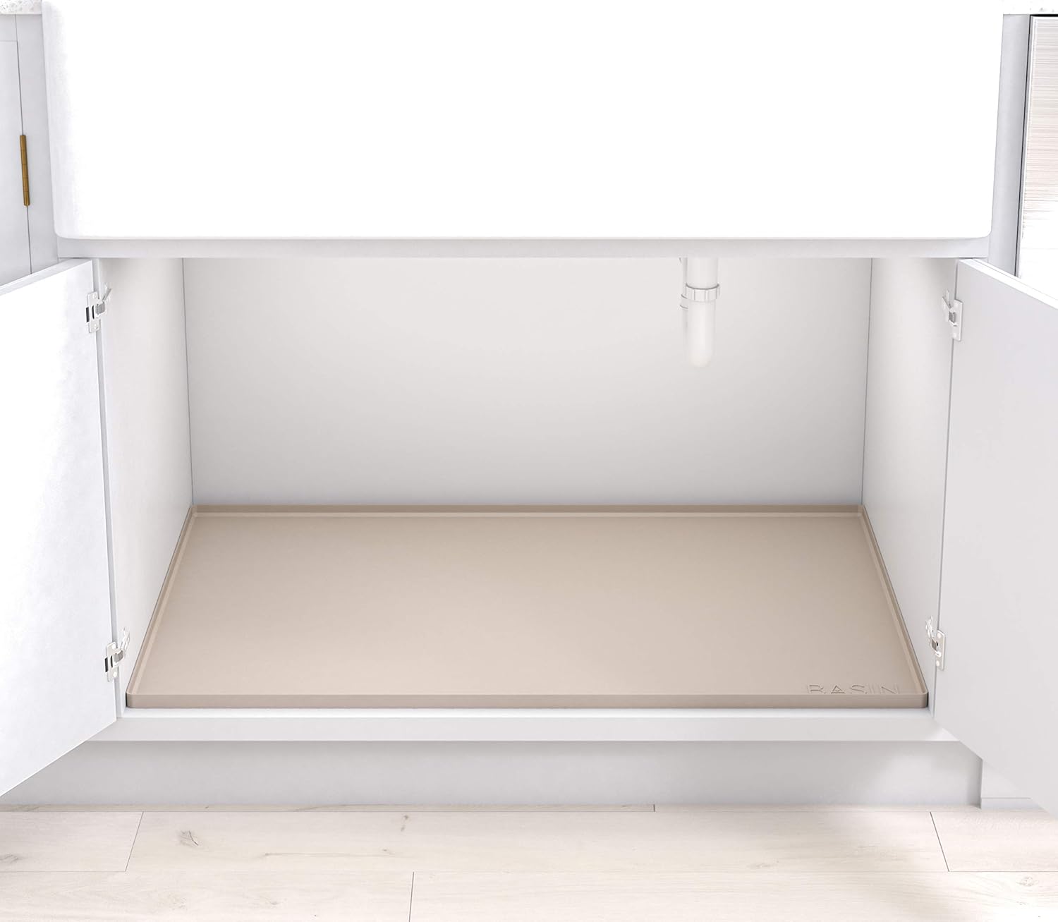 BASIN Under Sink Mat for Bathroom - Premium Waterproof Tray