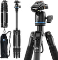 SIRUI Carbon Fiber Travel Tripod - Lightweight 55.1in Compact Tripod