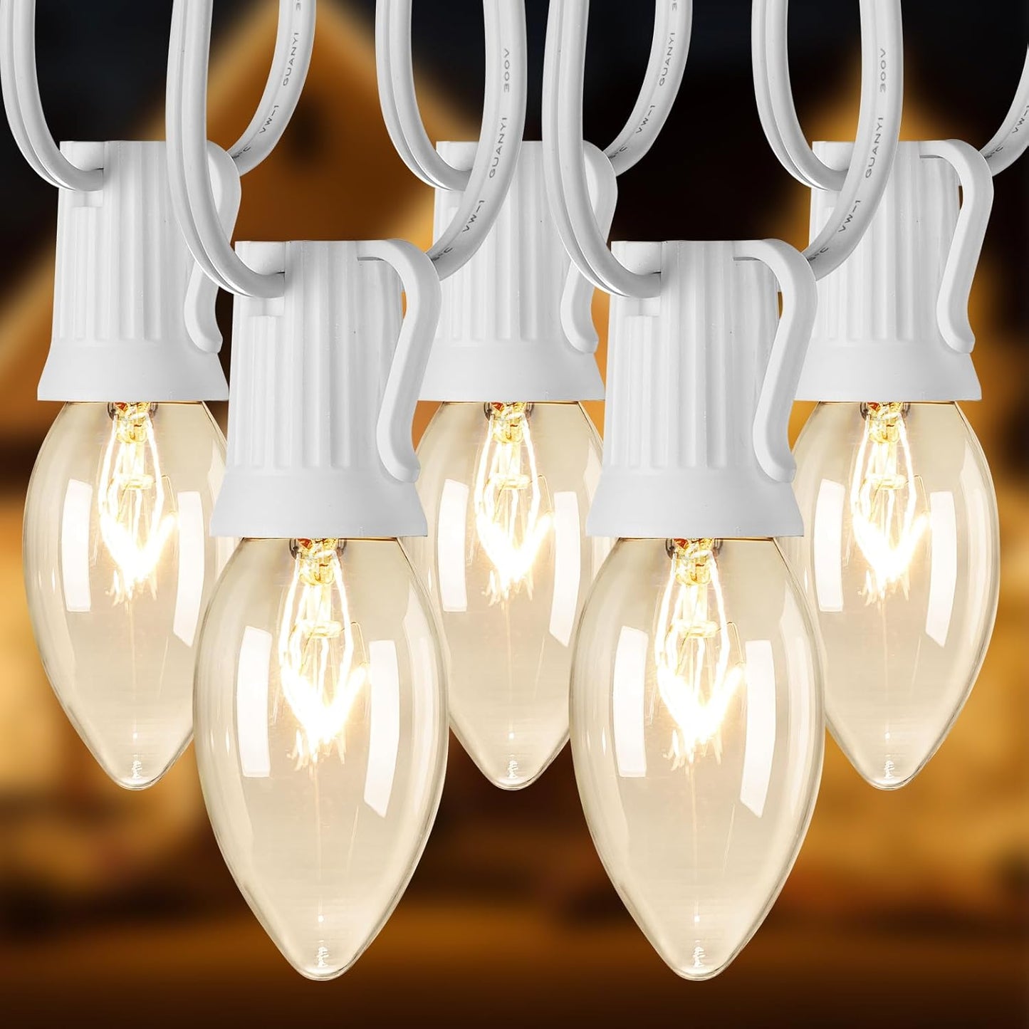 Brightown C9 Bulb Christmas String Lights for Holiday Decor