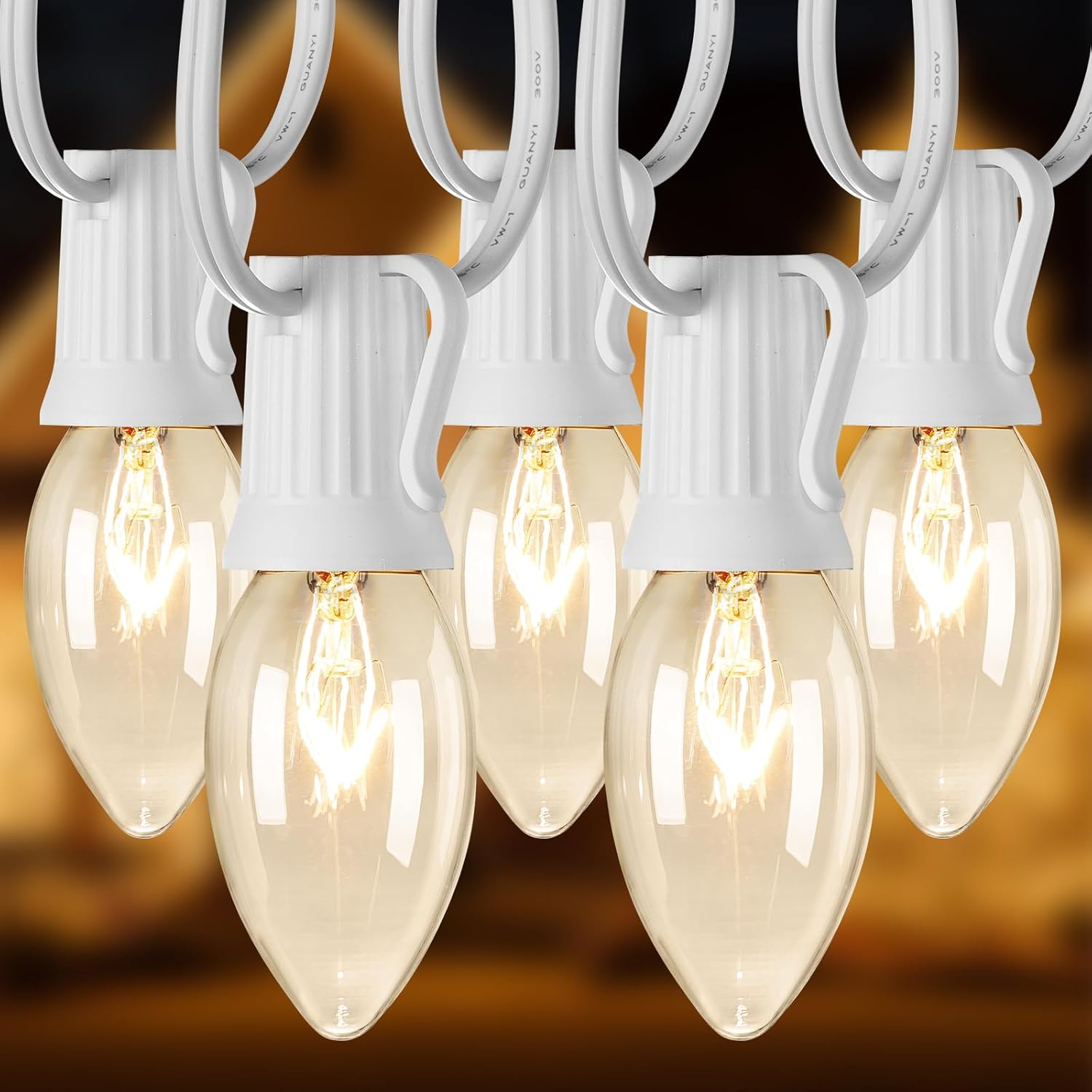Brightown C9 Bulb Christmas String Lights for Holiday Decor