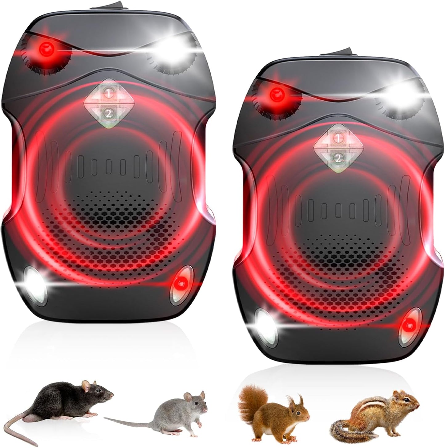 Ultrasonic Rodent Repellent for Car Engines - 2 Pack Solution