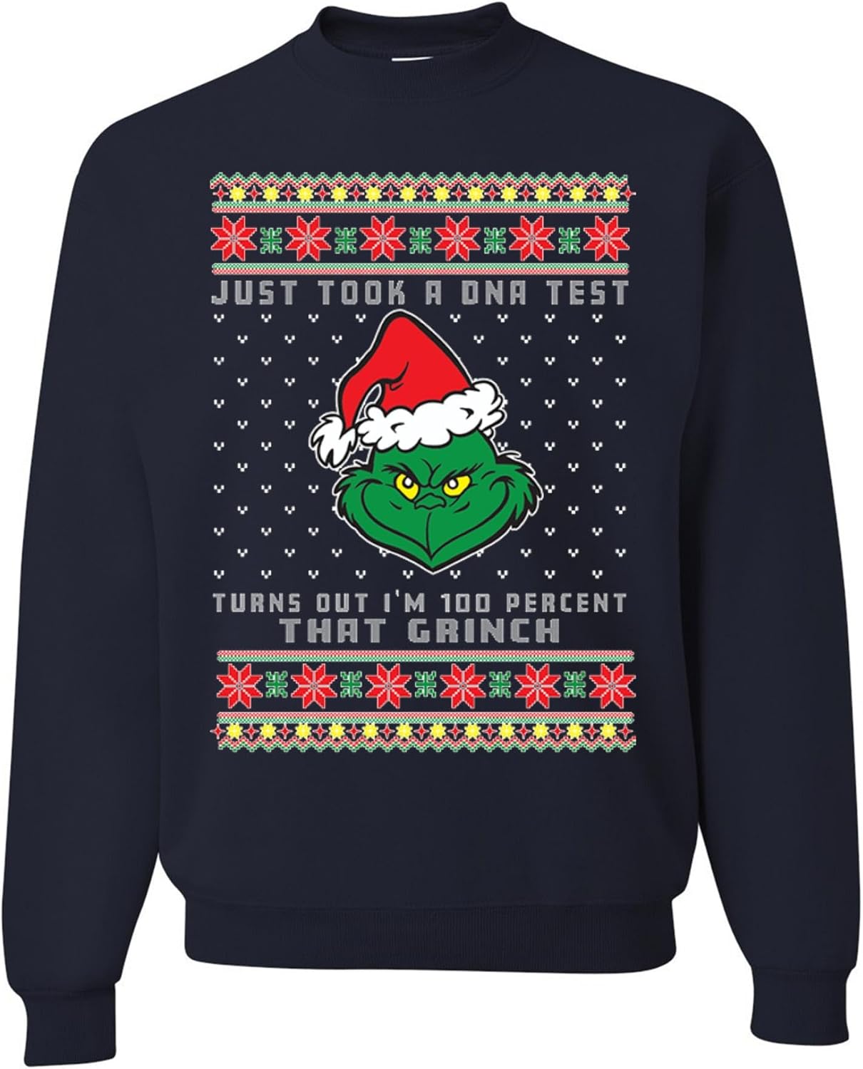 Ugly Christmas Sweater 2024 Navy Crewneck