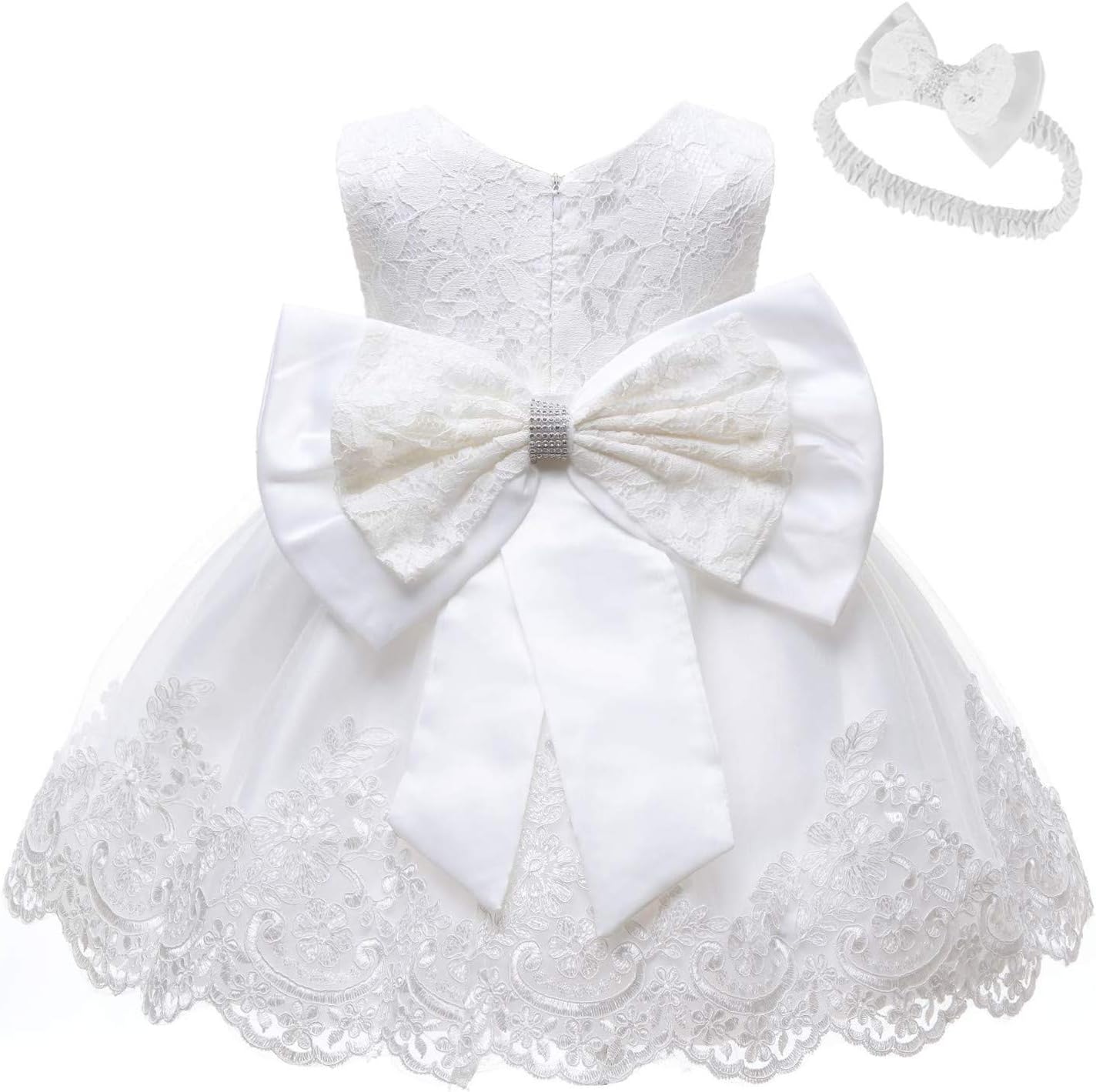 0-6T Toddler Girls Pageant Lace Dresses for Special Occasions