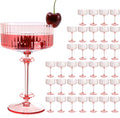 Elegant 50 Pcs Pink Martini Glasses for Any Celebration