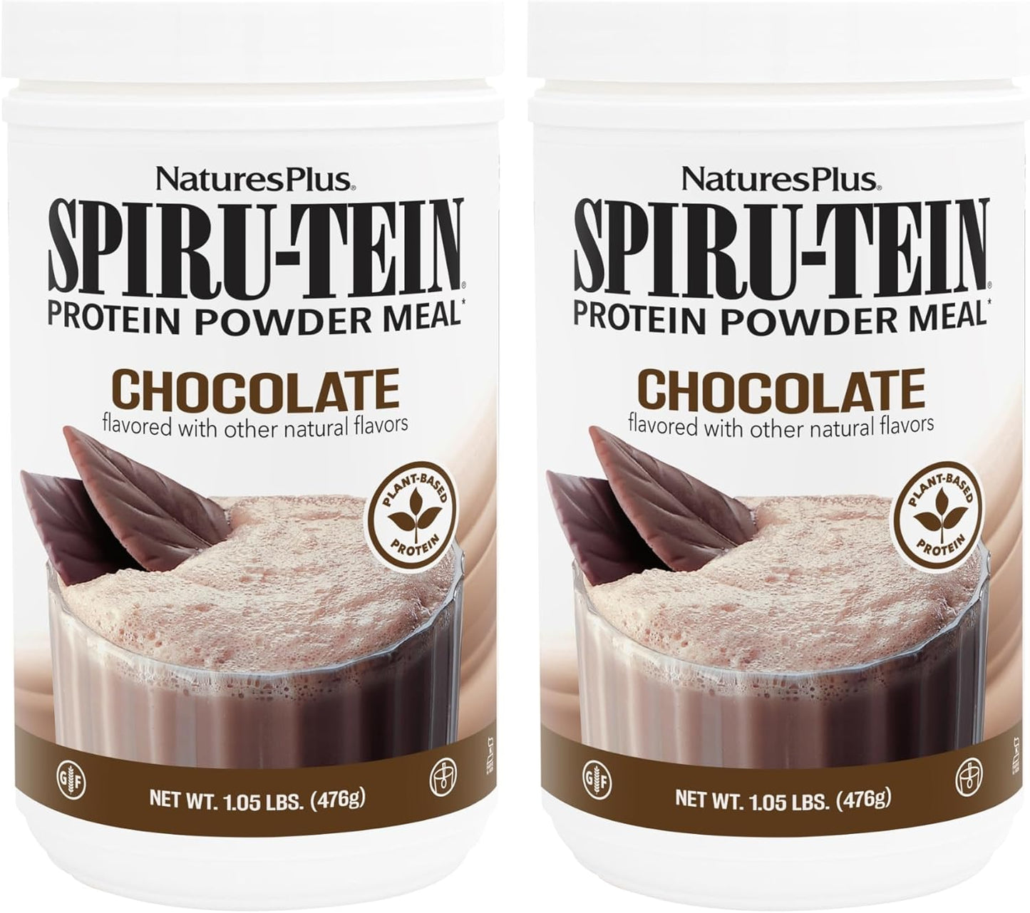 SPIRU-TEIN Chocolate Plant-Based Protein Shake - 34 Servings
