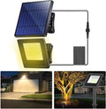 Solar Lights Outdoor Flood Dusk to Dawn 4400mAh Warm White - Powerful