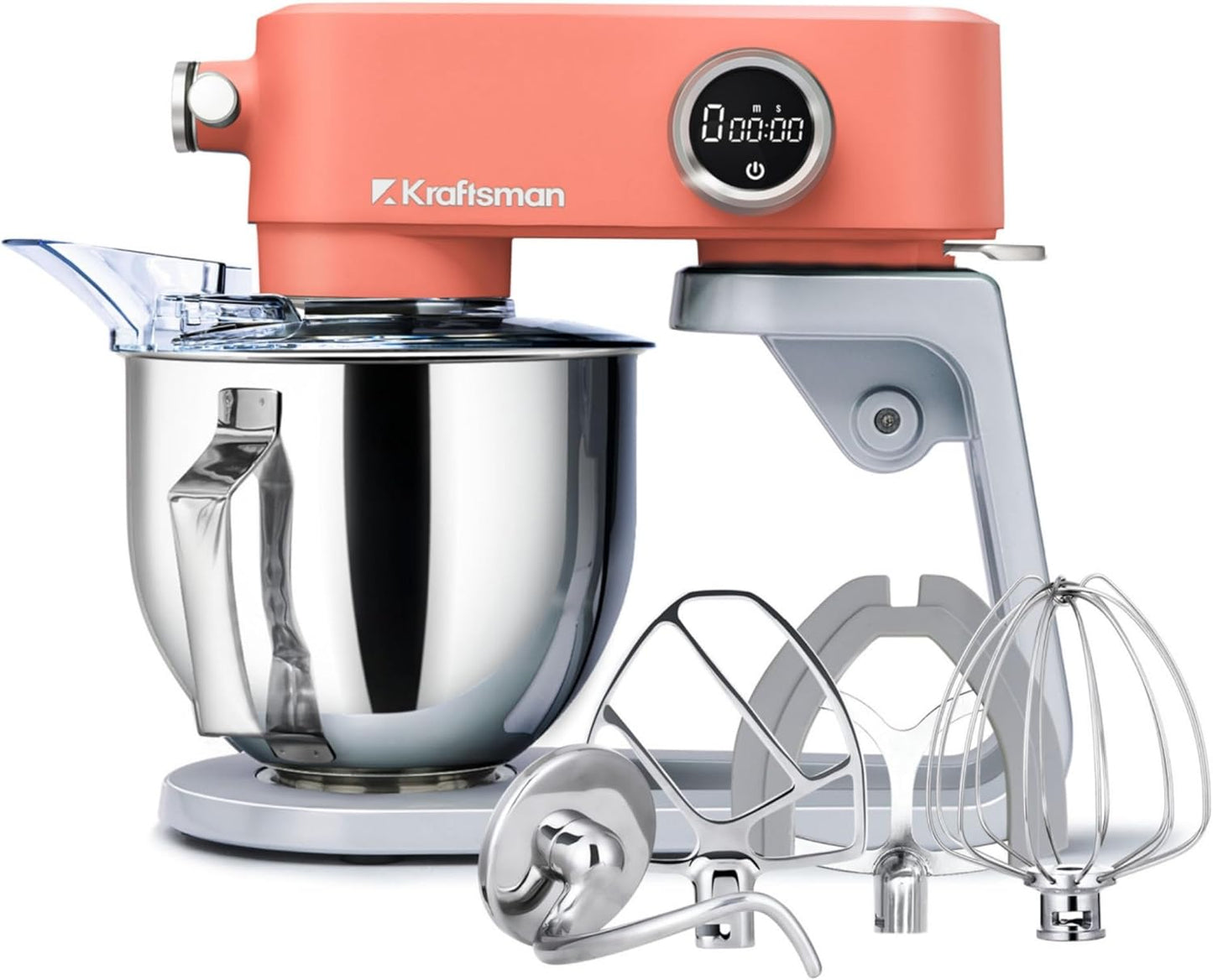 All-Metal Stand Mixer 5.3-Quart for Professional Baking Needs