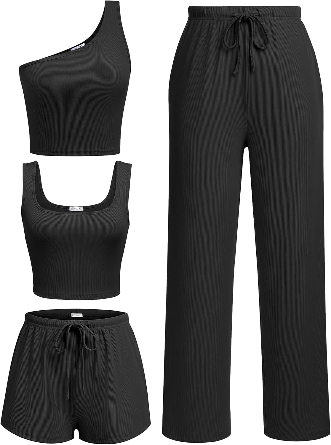 Ekouaer Womens 4 Piece Lounge Set for Ultimate Comfort and Style