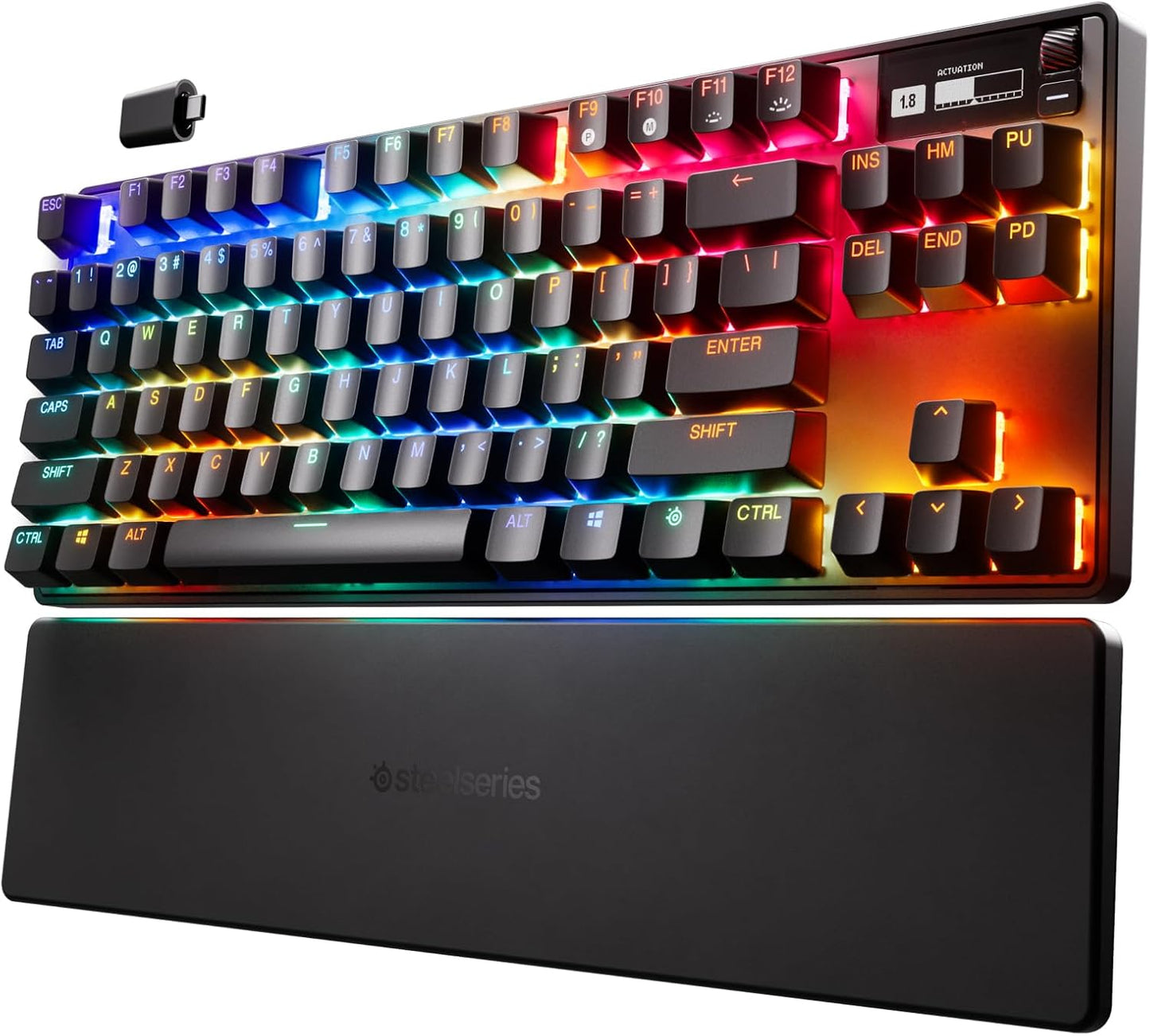 SteelSeries Apex Pro TKL Wireless Gaming Keyboard with OLED Screen