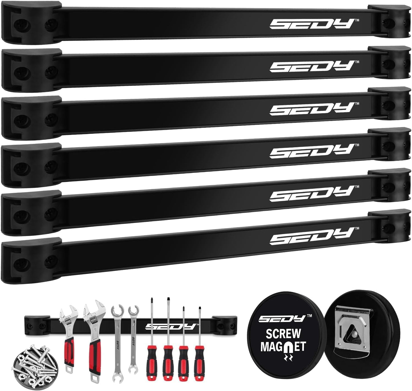 SEDY Magnetic Tool Holder: Effortless Garage Organization